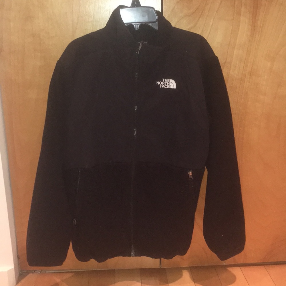 North Face Black Zip Up Fleece